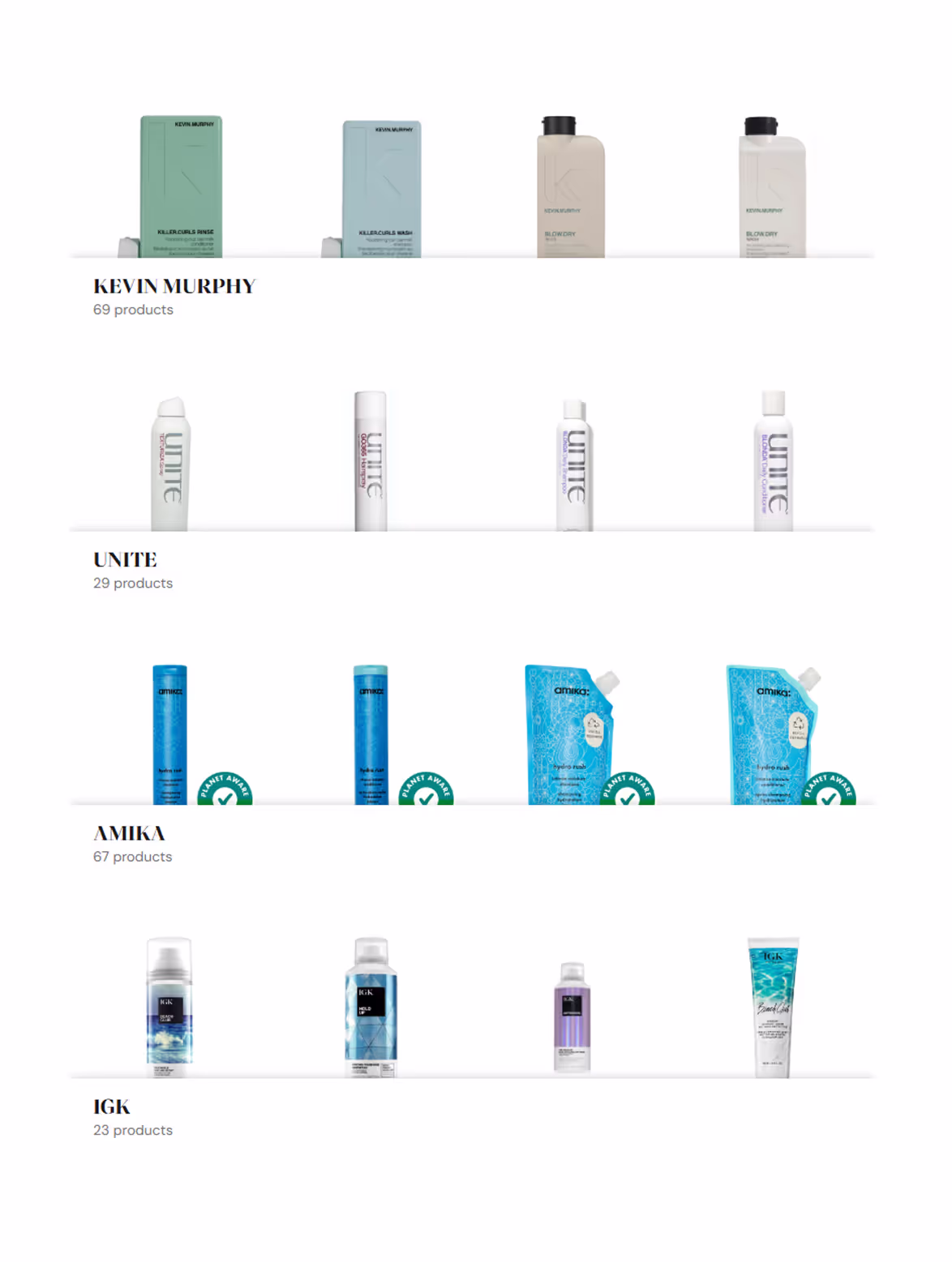 Favorite haircare products