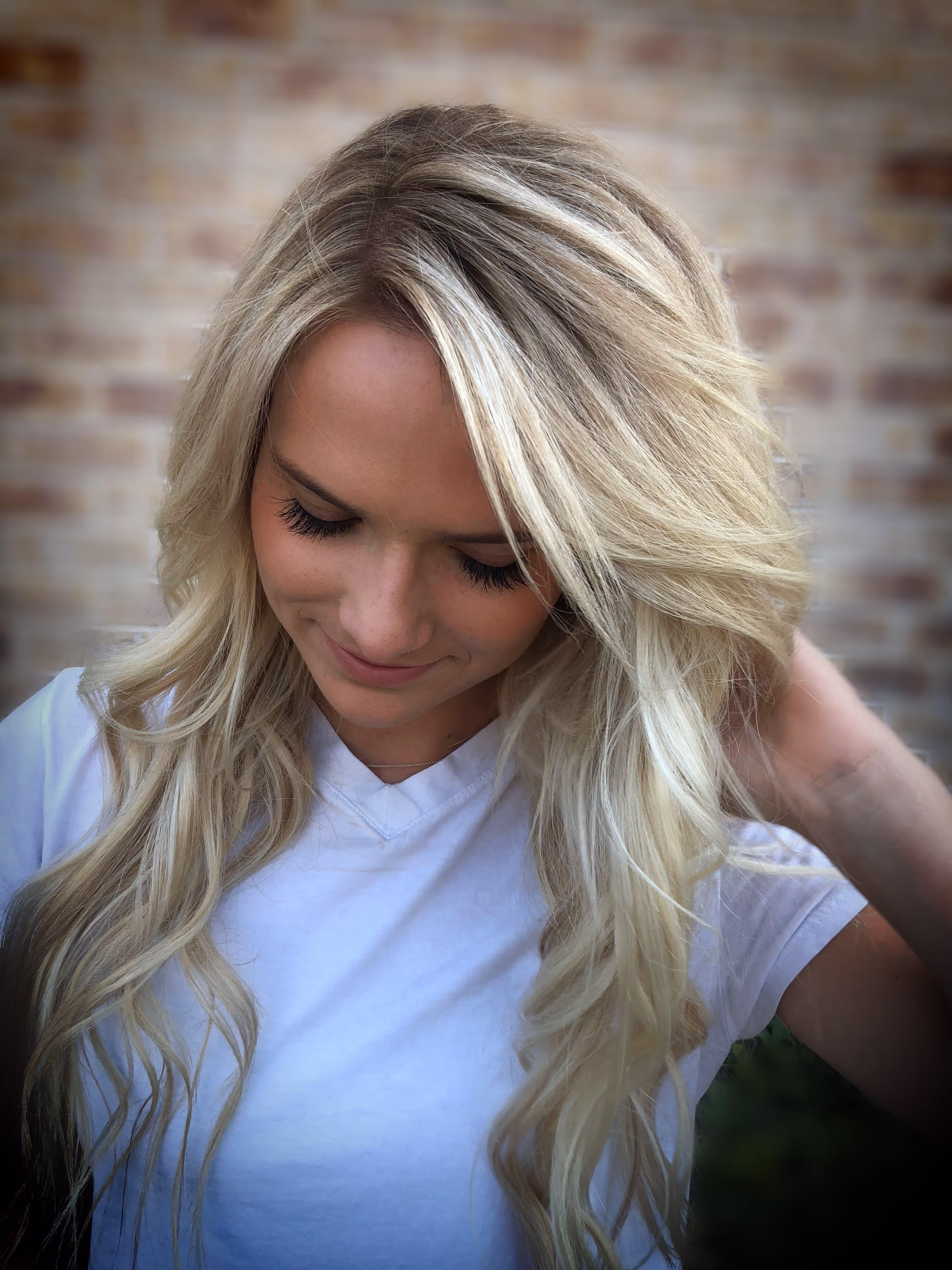 Hair color and styling example 1