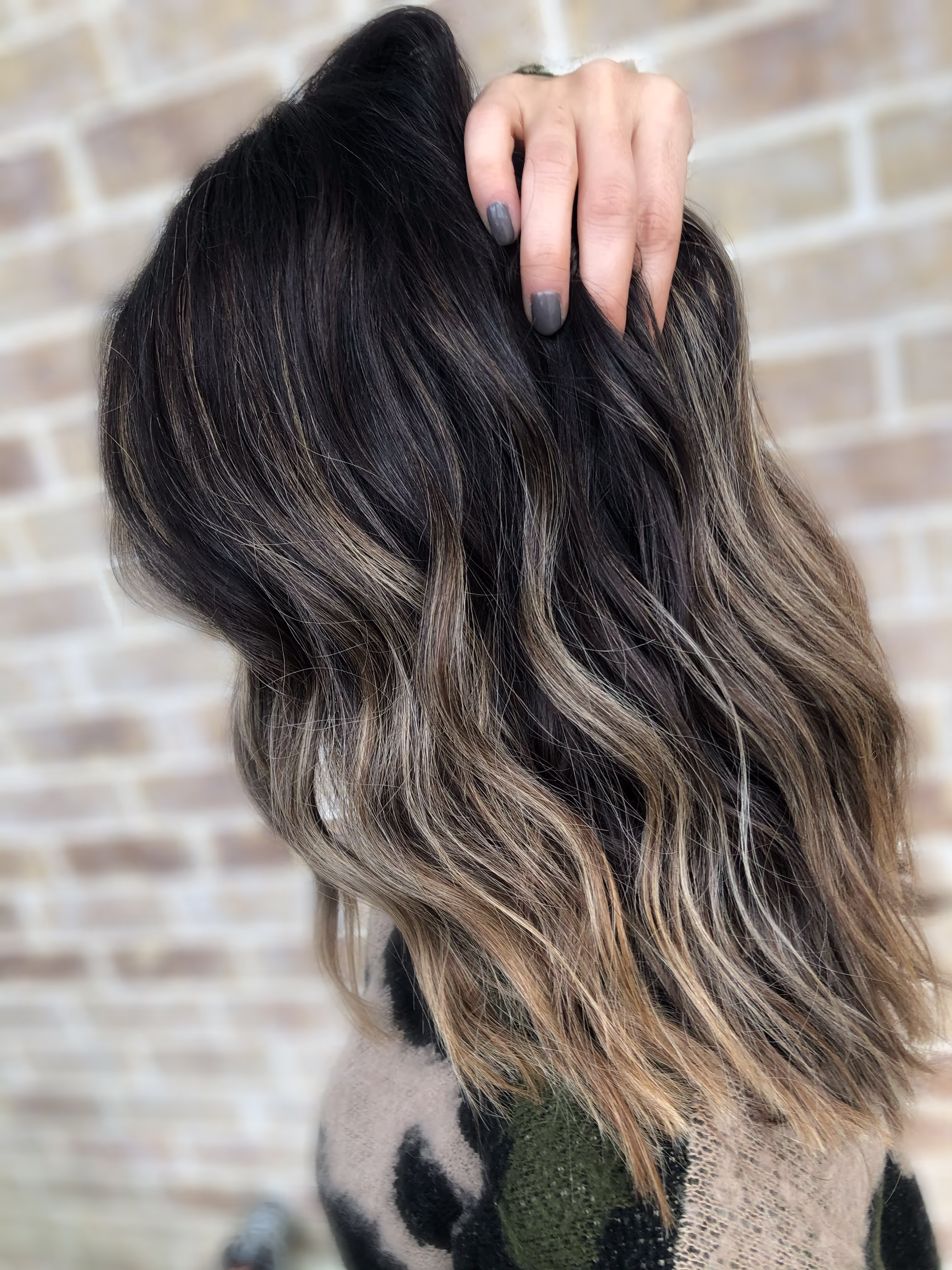 Hair color and styling example 2